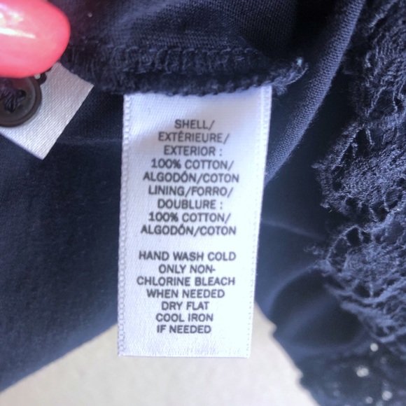 Ann Taylor LOFT XS Top Sleveless Lace Lined - Picture 8 of 8